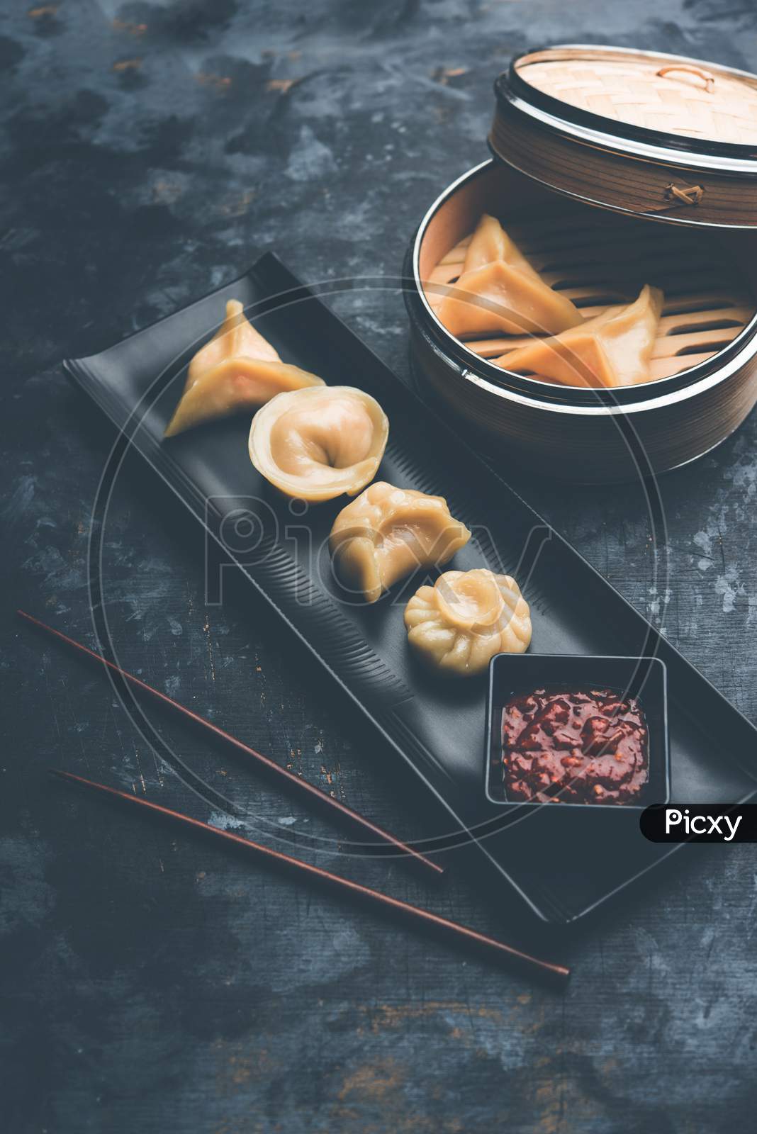 Image of dumpling momos food-GU291689-Picxy