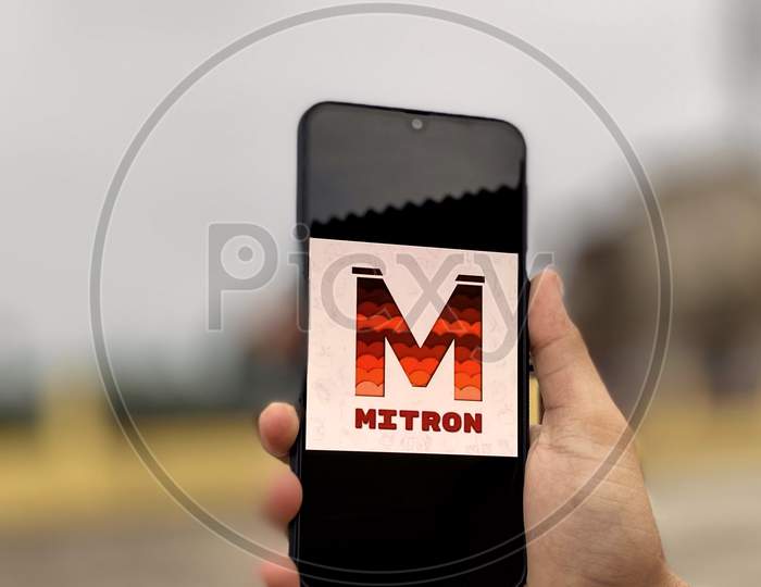 Illustration of Made in India Short Video and Social Platform app, Mitron