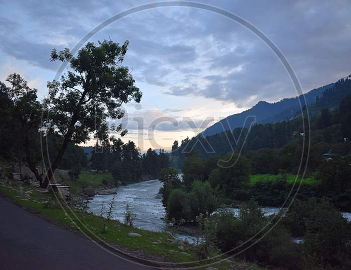 Beautiful Landscape Photograph Of Kashmir India.