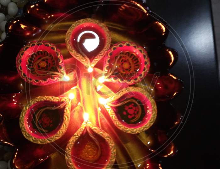 Diwali lamps