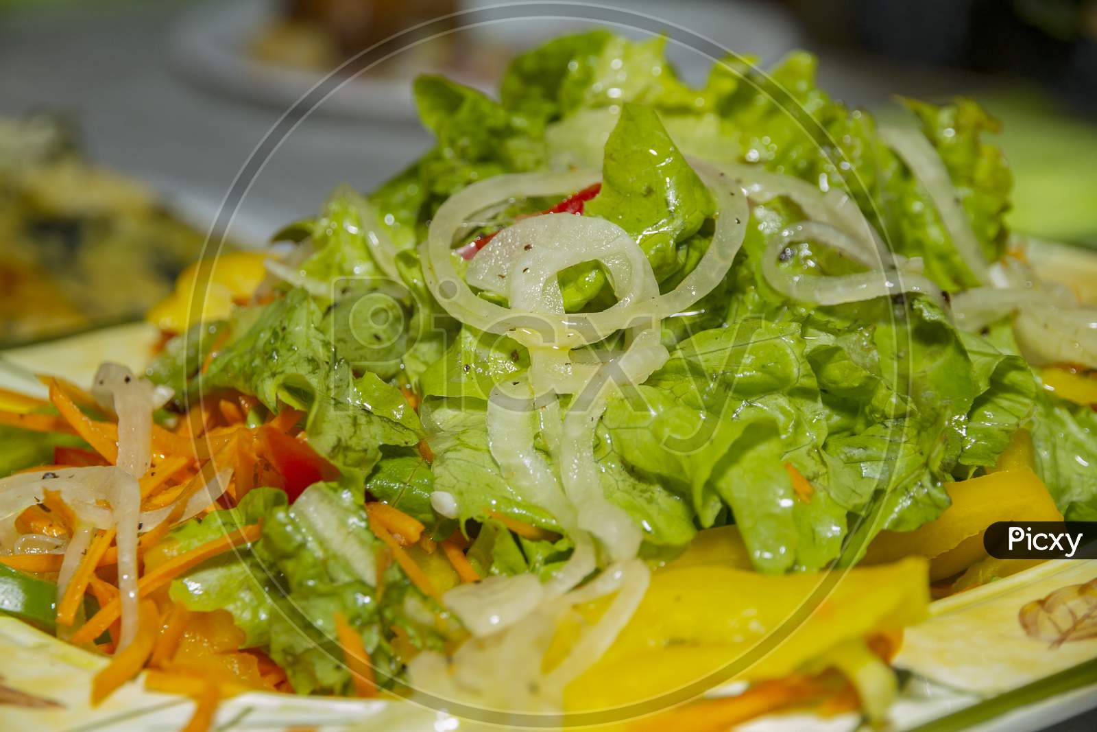 mixed vegetarian salad.