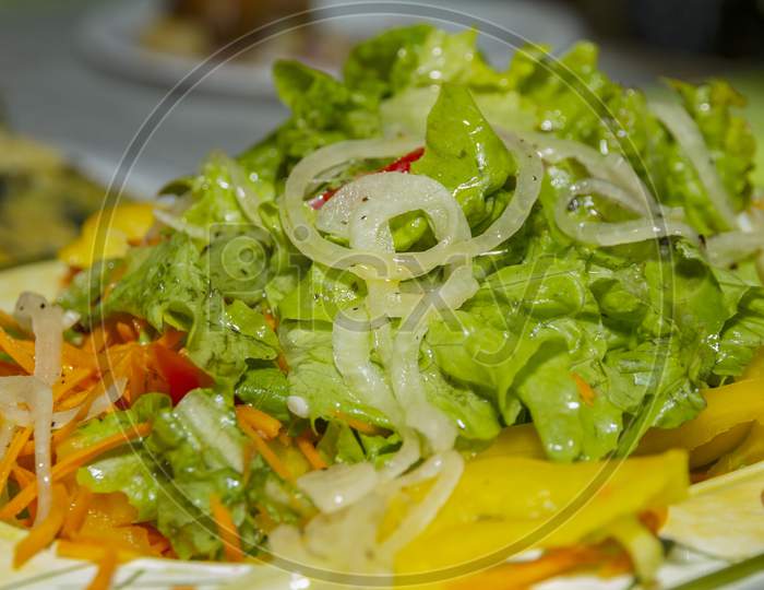 mixed vegetarian salad.