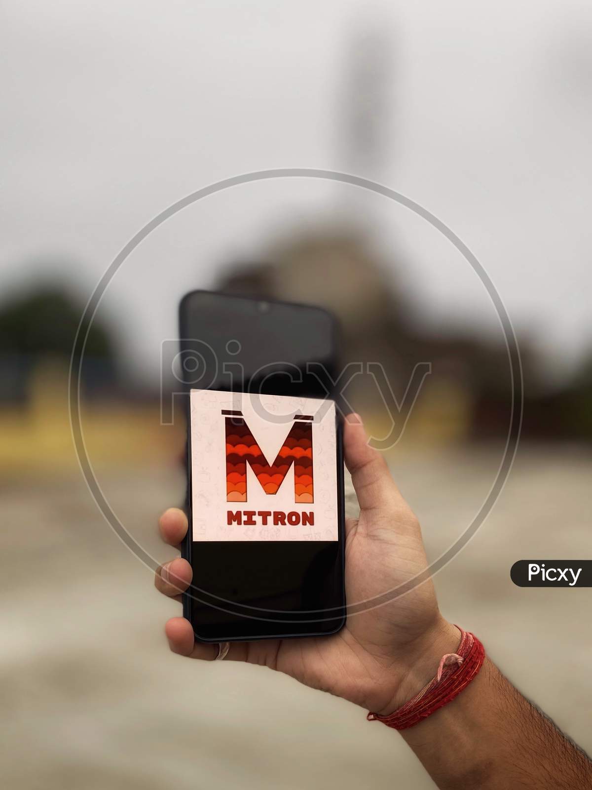 Illustration of Made in India short video Application, Mitron