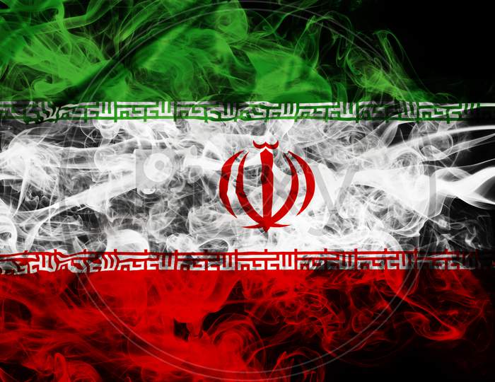 Iran Flag Smoke