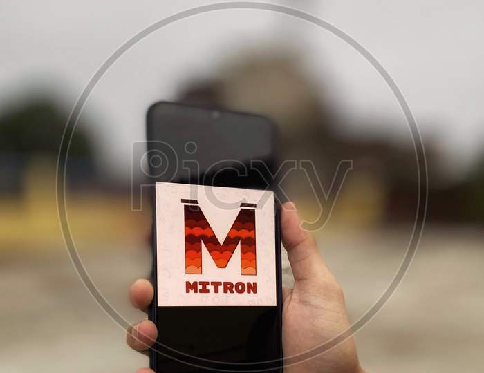 Illustration of Made in India short video Application, Mitron