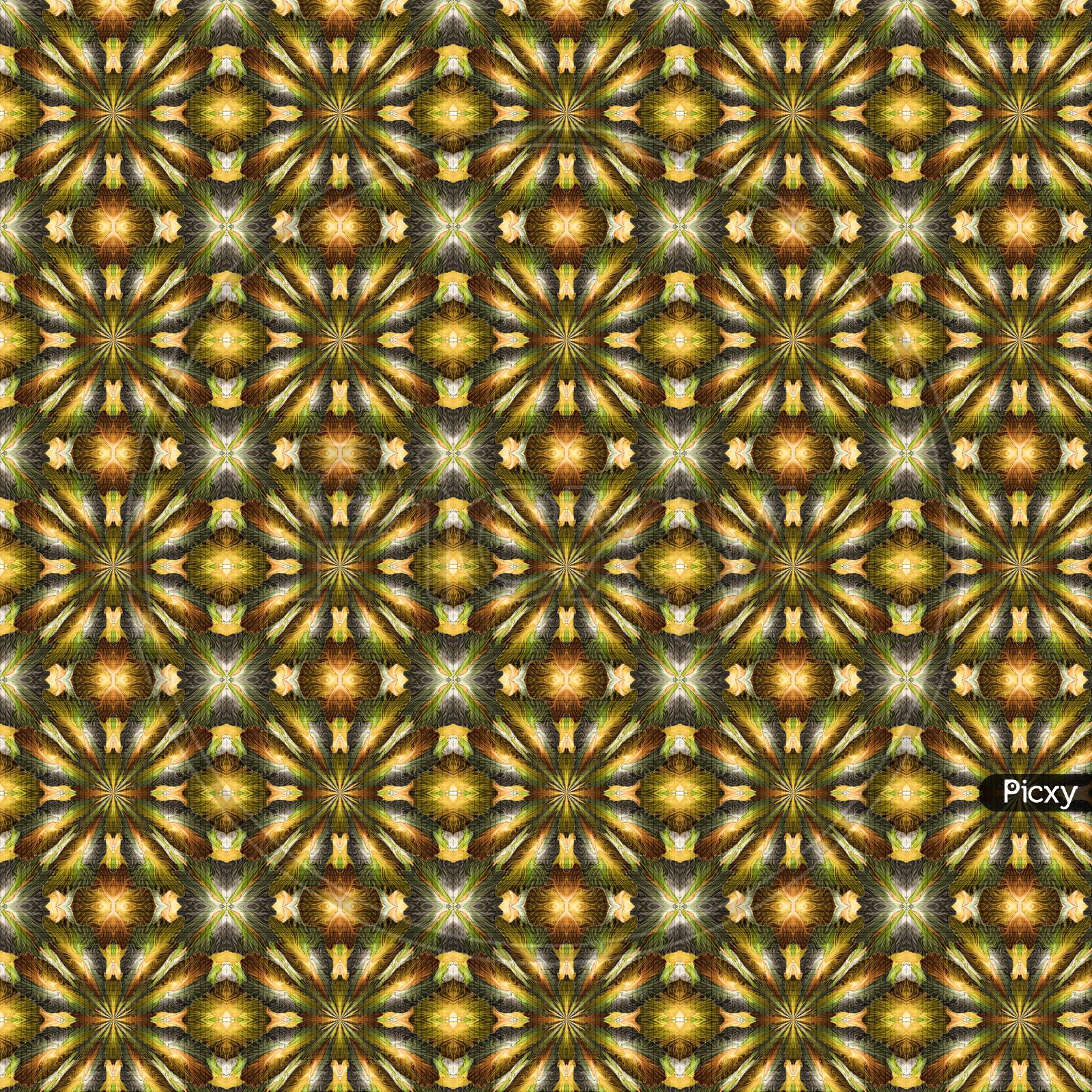 Colorful Tile Able Seamless Pattern Design