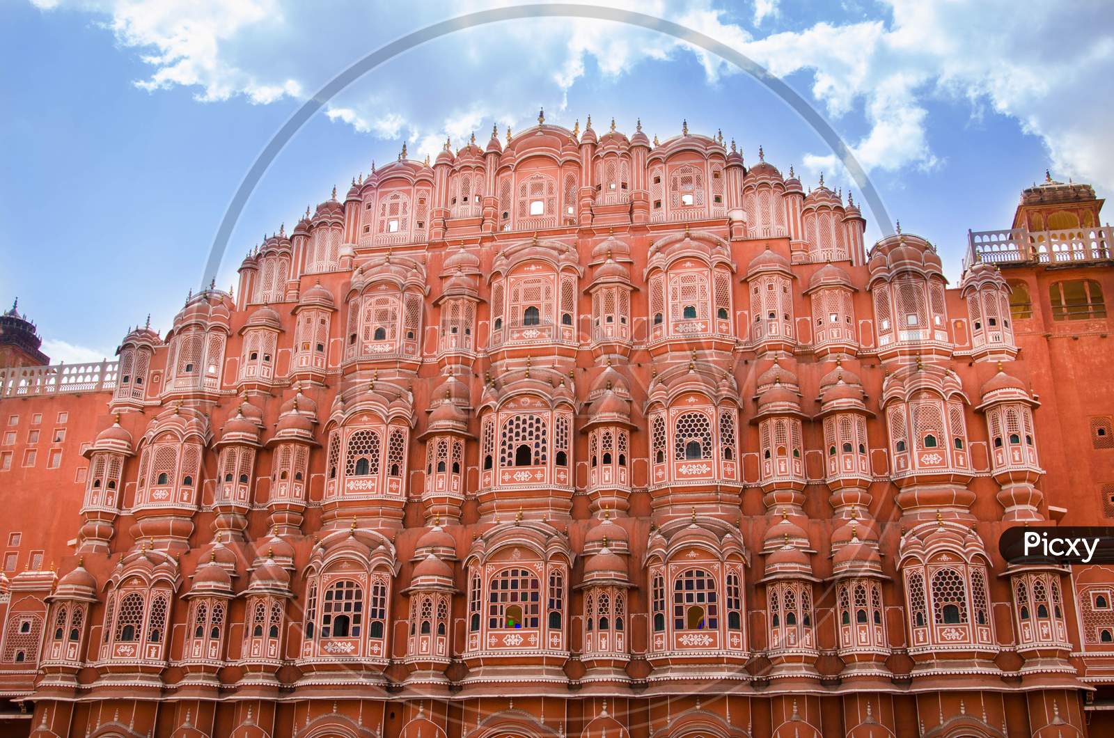 Palace With Windows Called Hawa Mahal