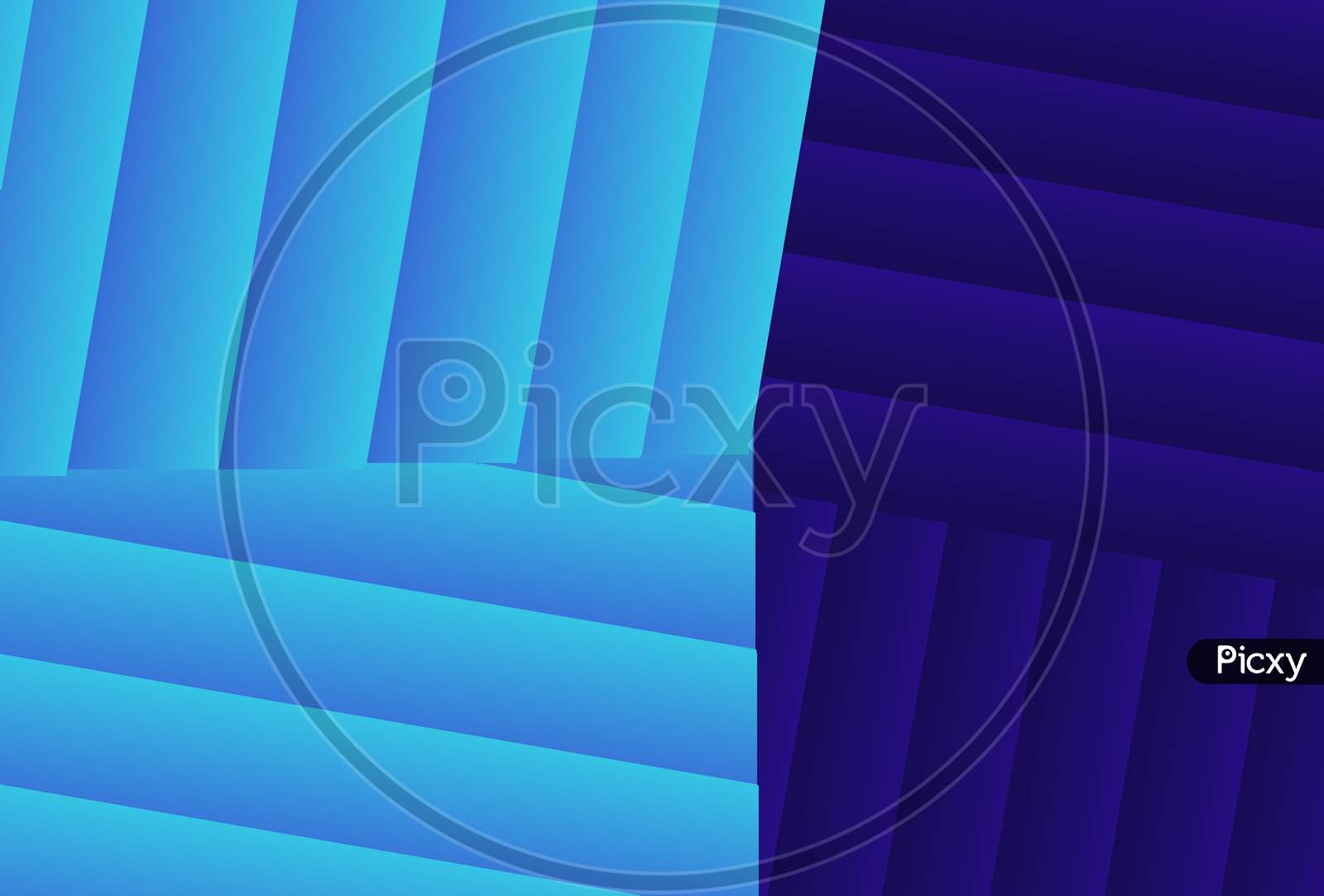 3d gradient blue color combination layer background. Abstract 3d background with overlap blue layers.  3d illustration blue triangle with paper layer gradient color for copy space background.