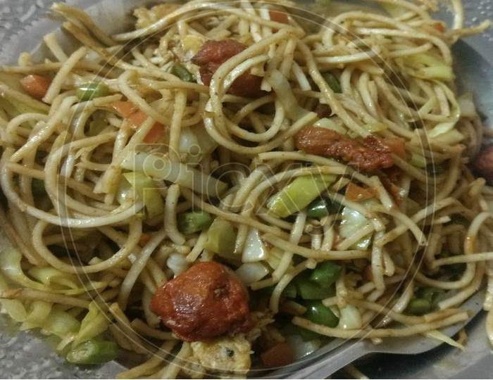 Chinese Hakka noodles