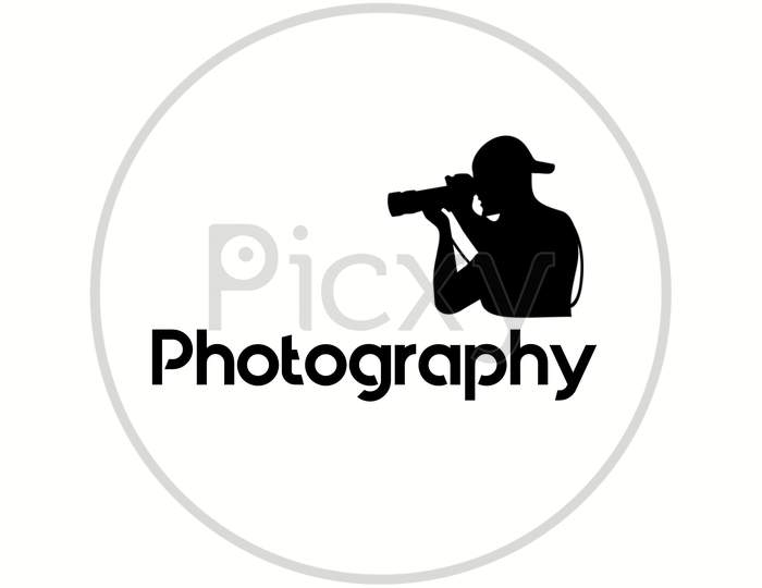 New photography logo illustration with white background. 2020