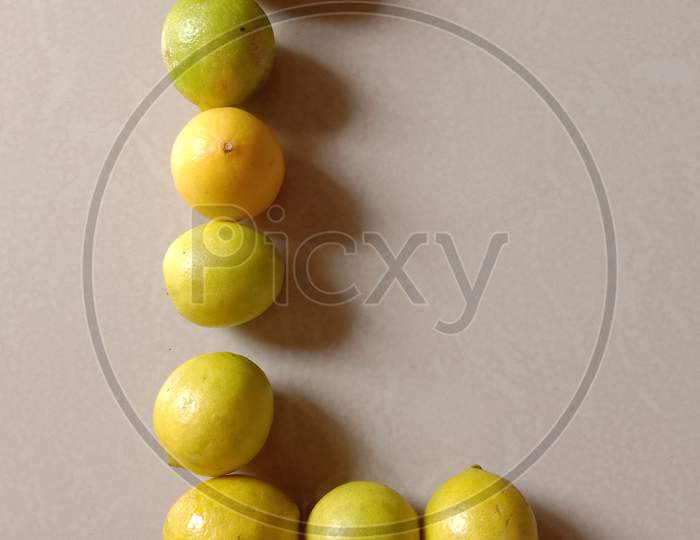 Juicy Lemon Rich In Vitamin C
