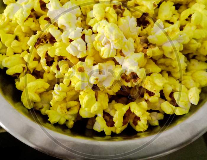Healthy And Tasty Salty Fiber Snack Turmuric Popcorn