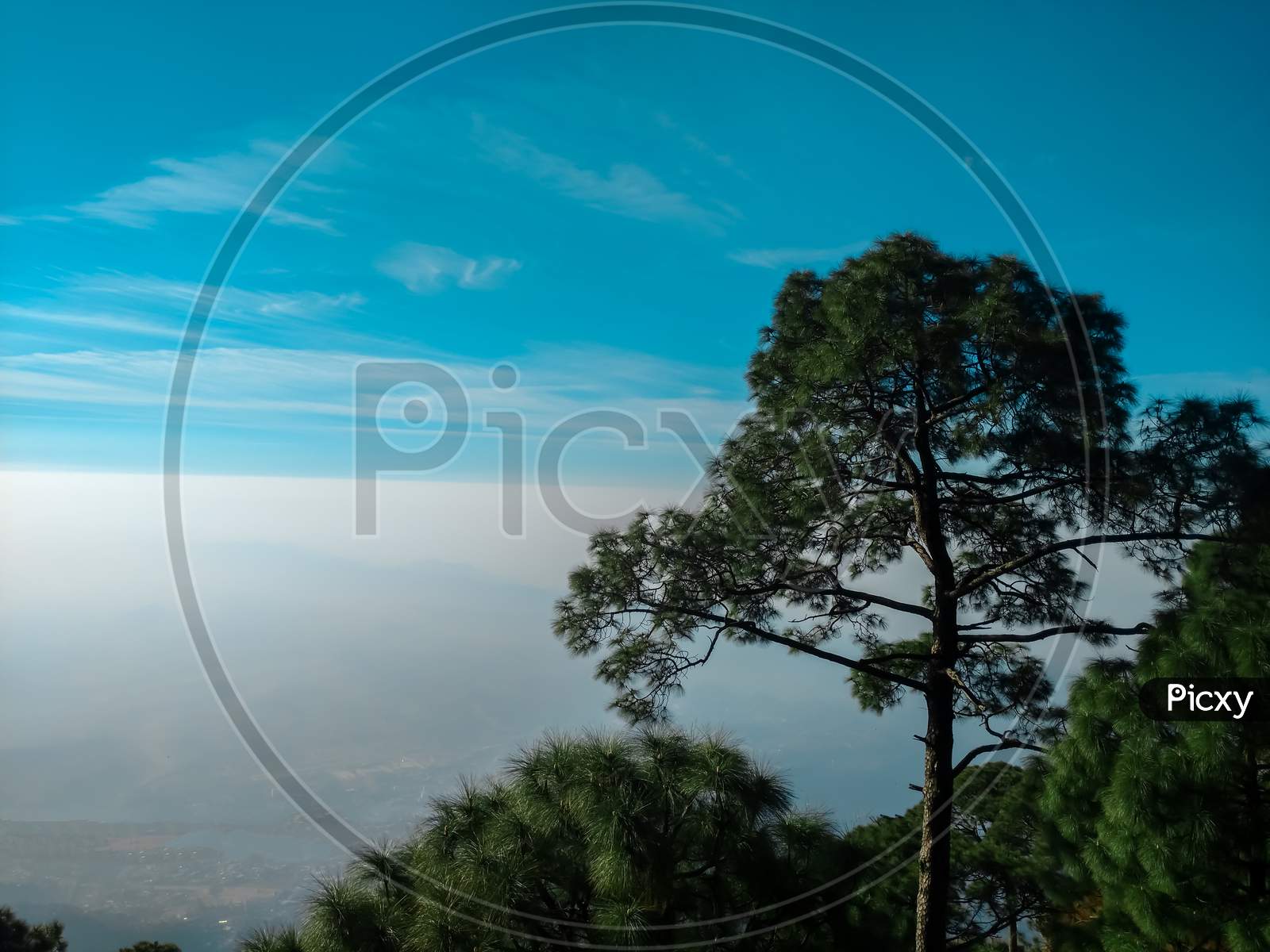 Landscape view in Jammu, India