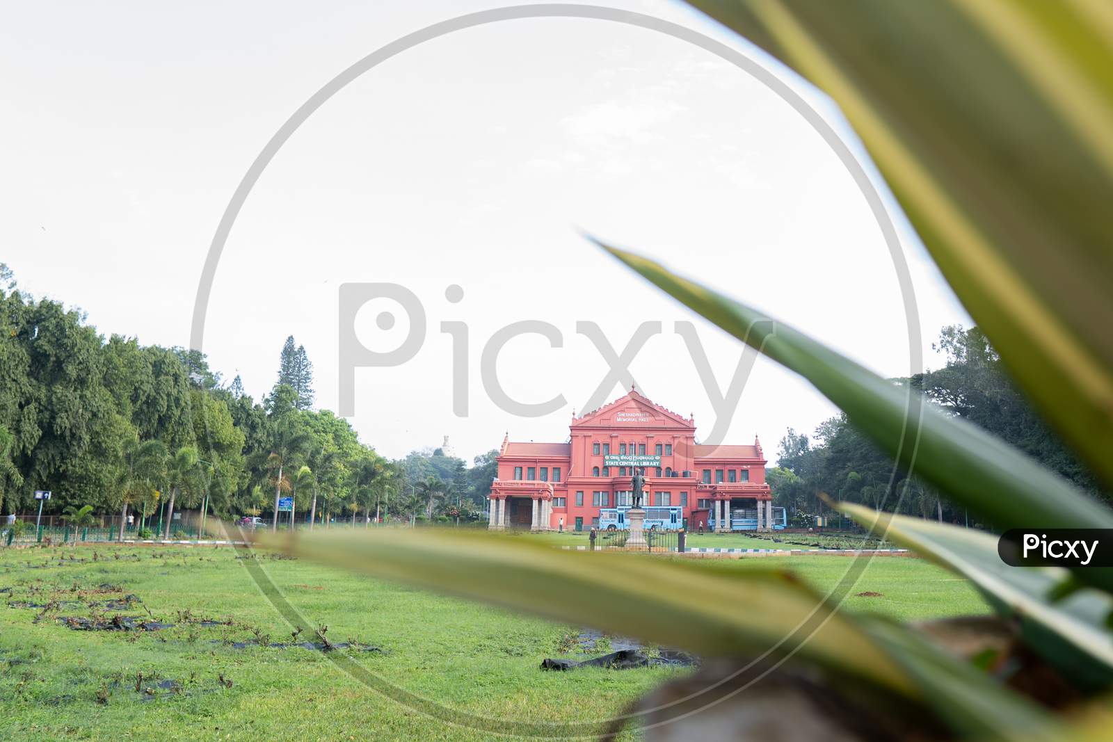 Cubbon Park,Bangalore,India-30Th November 2019 - Different View Of State Central Library In Cubbon Park
