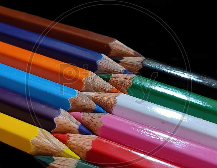 Beautiful pencils colous