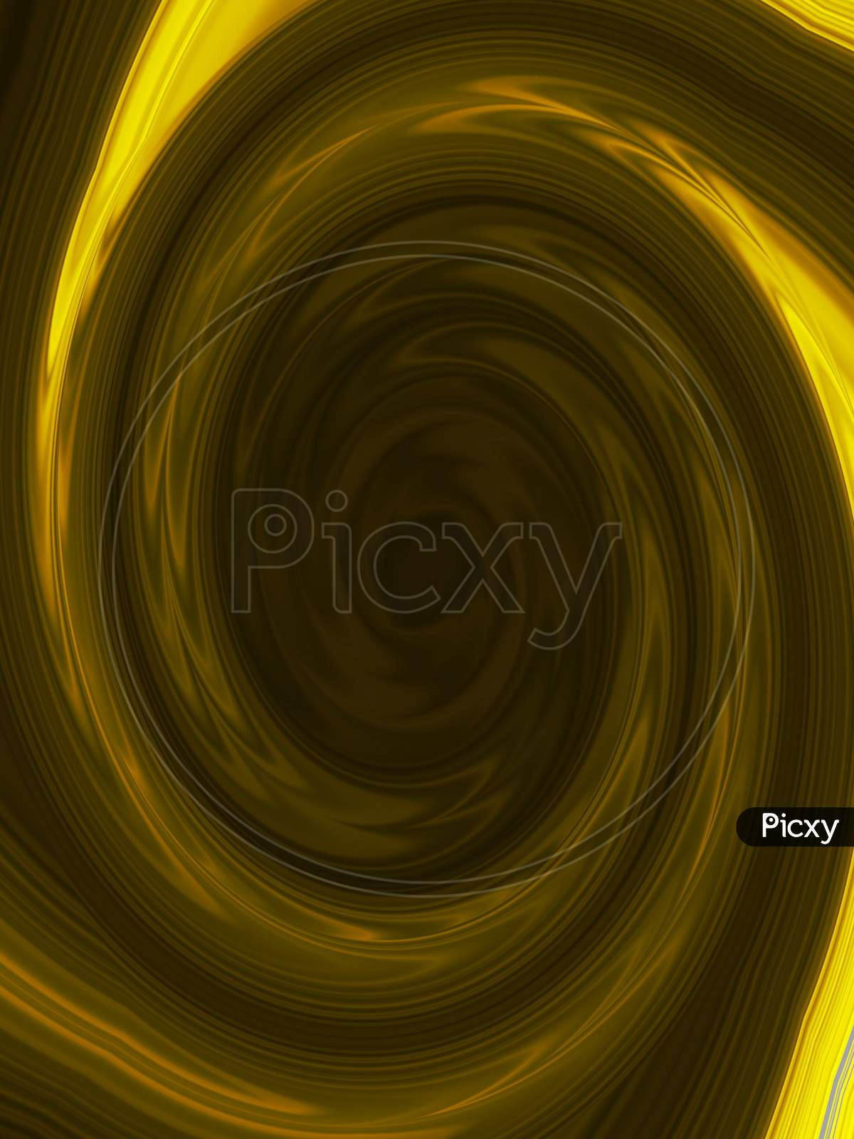 Rounding Frame Yellow Art Texture Raster Image Digital Creation Graphic Vector Abstract.
