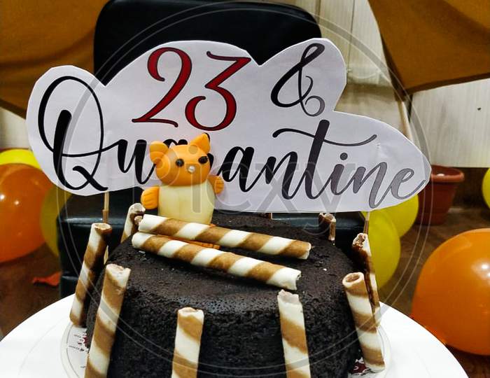 Birthday cake in quarantine