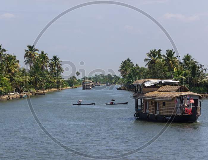 Daily commute in Kerala's backwaters