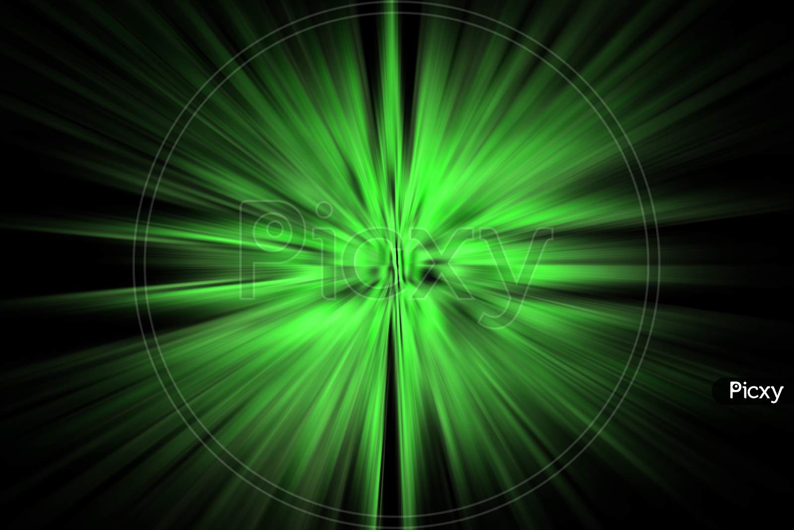 Green Laser Light Effect