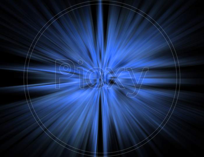 Blue Laser Light Effect