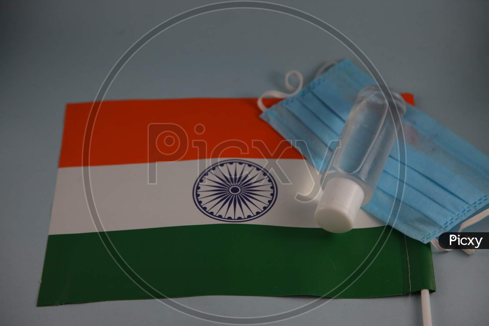 India celebrate Independence day with Mark and sanitizer