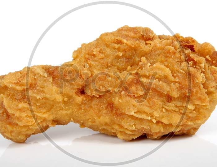 Fried chicken leg piece