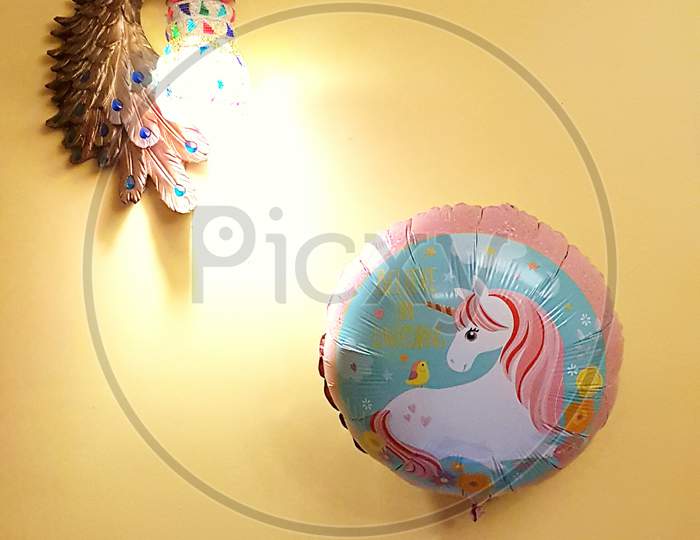 Birthday Decoration With Designer Balloon