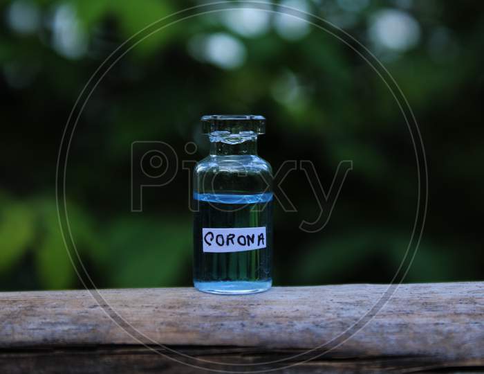 Corona virus protective medicine in the bottle