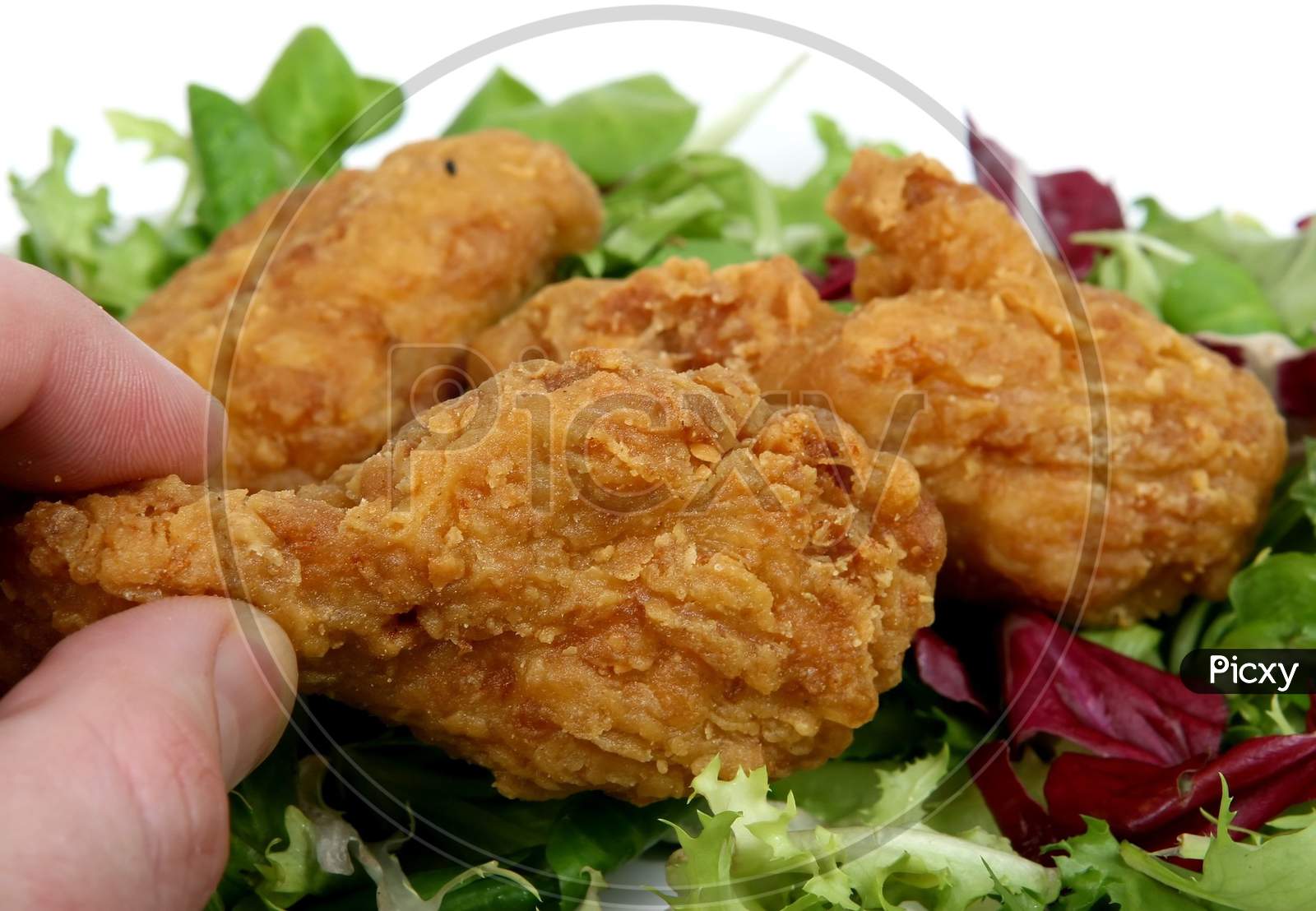 Crispy fried chicken