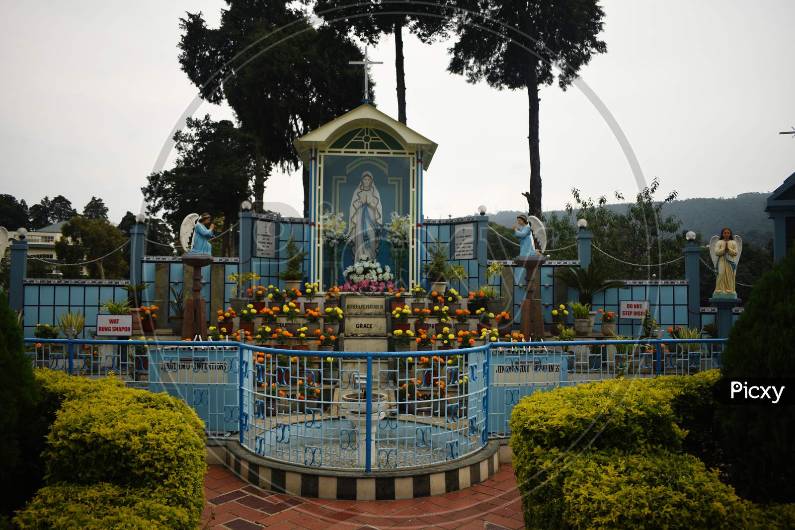 Jesus Christ The Cathedral of Mary Help of Christians, In Meghalaya, India