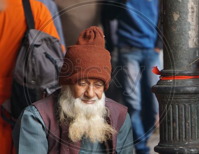 Old street vendor