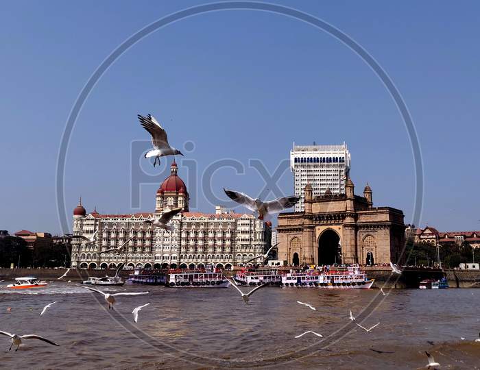 Beautiful View Of Gateway Of India Mumbai