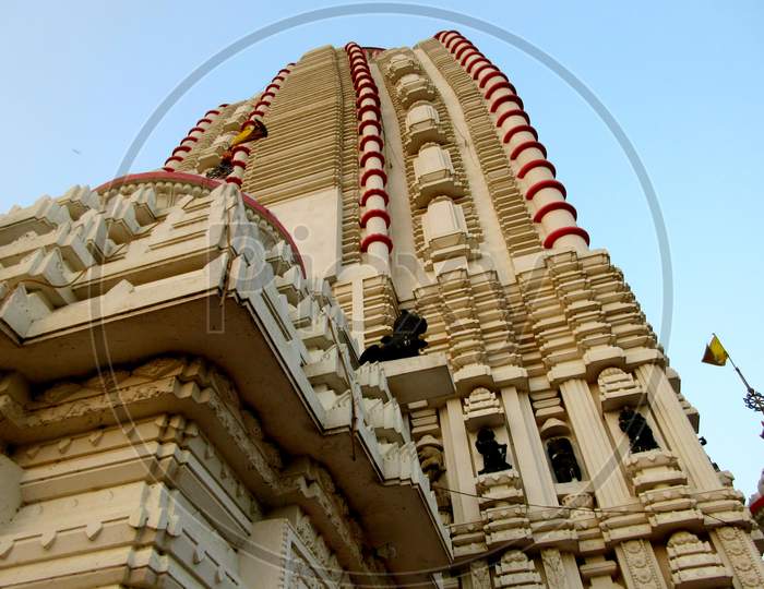 A classical temple architecture top view