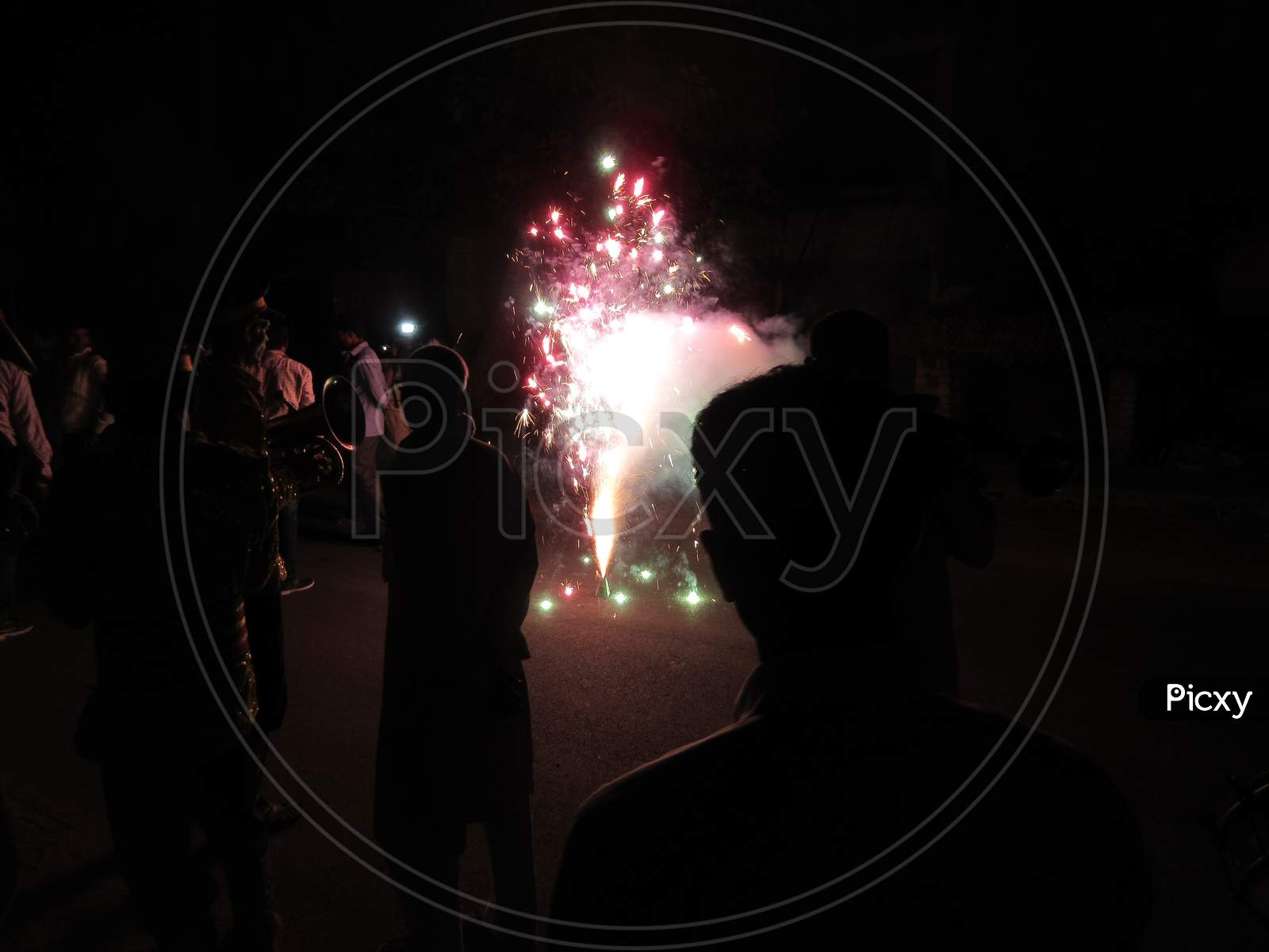 Firing crackers during celebration of a function