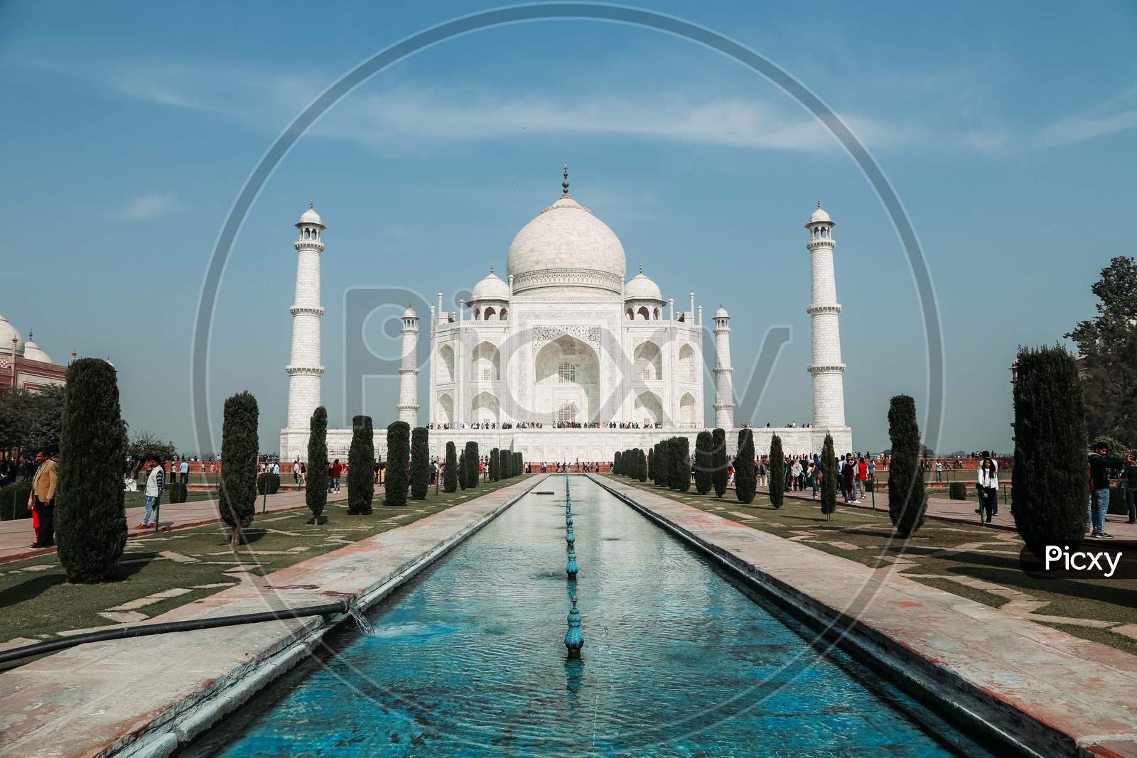 Taj Mahal Location Agra, Uttar Pradesh, India
