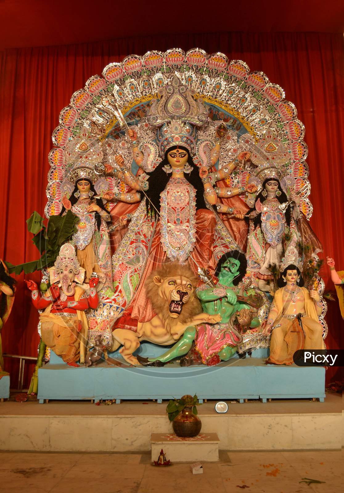 Hindu Goddess idol photo Shoot