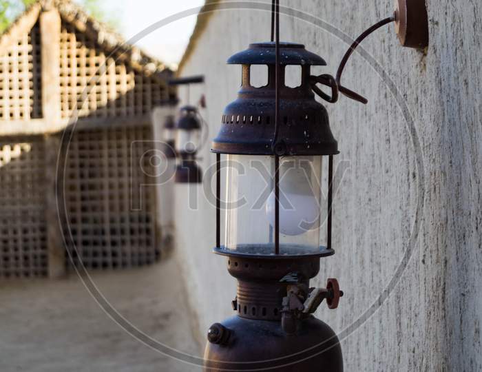 Arabic Traditional Lamp Used In Old Arabic Homes