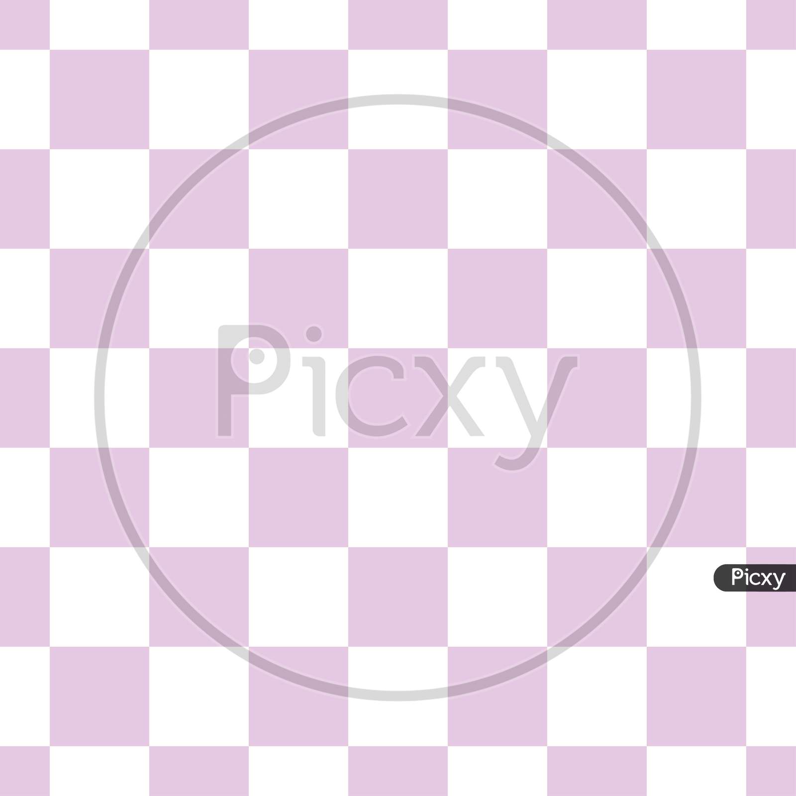 Pattern From Pink Squares On White Seamless Design Background.