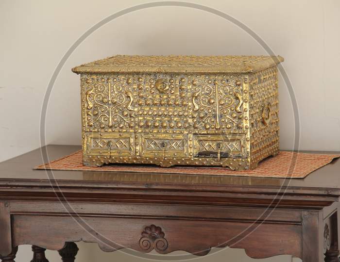 Ancient Makeup Box in palace of Bhavnagar