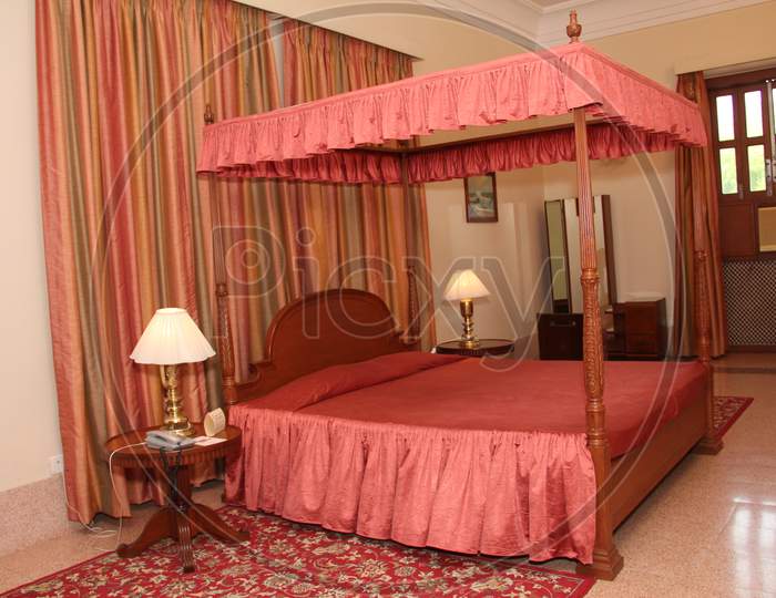 Bed room in resort of Bhavnagar