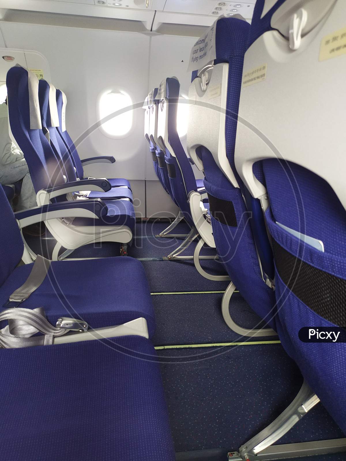 Empty seats in flight