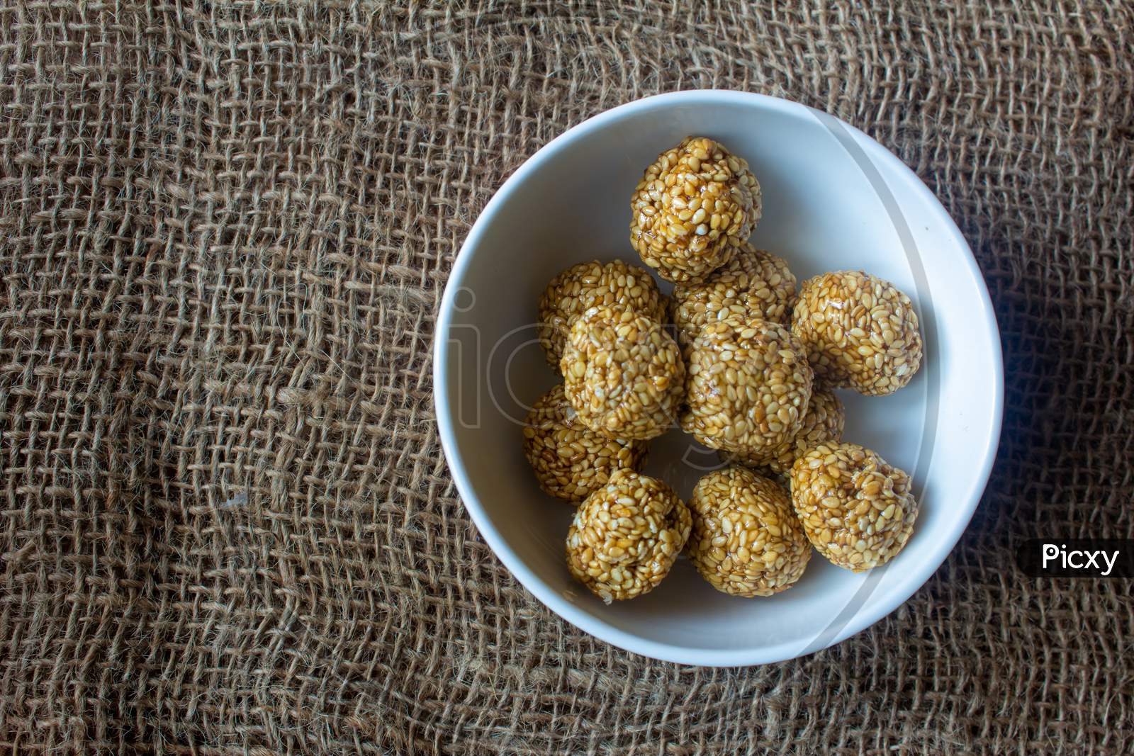 Sesame Laddu (Also Known As Ellu Urundai In Tamil Language) Is Made Of Sesame Seeds And Jaggery