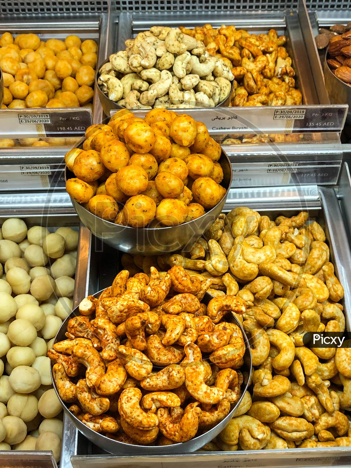 Different Nuts Mixed With Different Tasty Masala