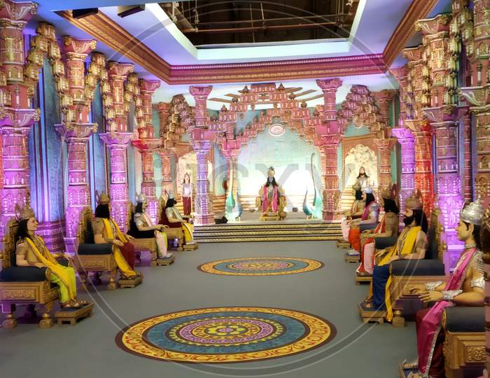 Mahabharata palace set at ramoji film city Hyderabad
