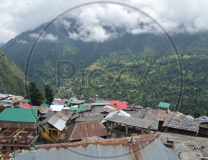Malana Village Top View