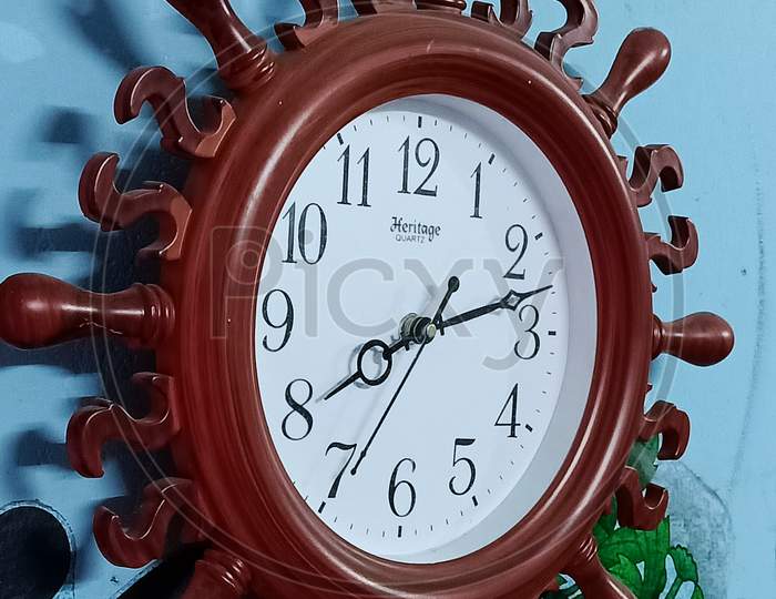 Plastic designer clock