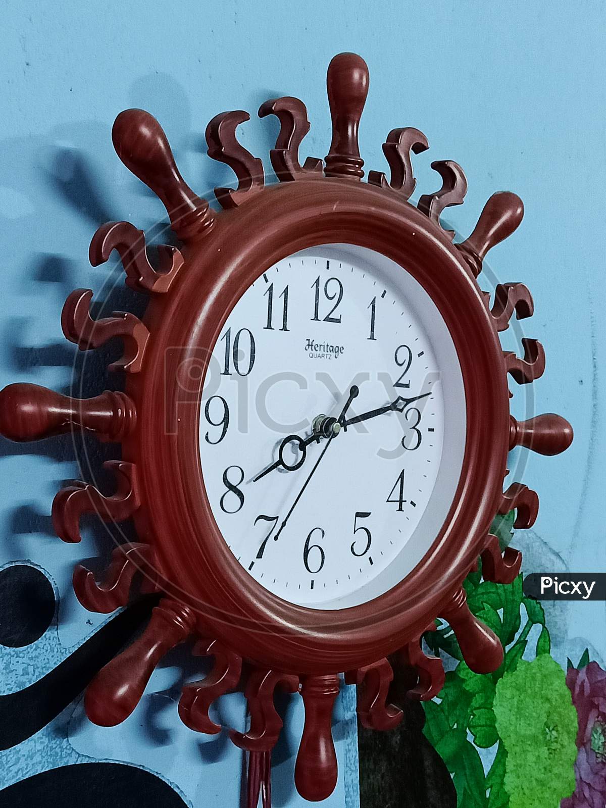 Plastic designer clock