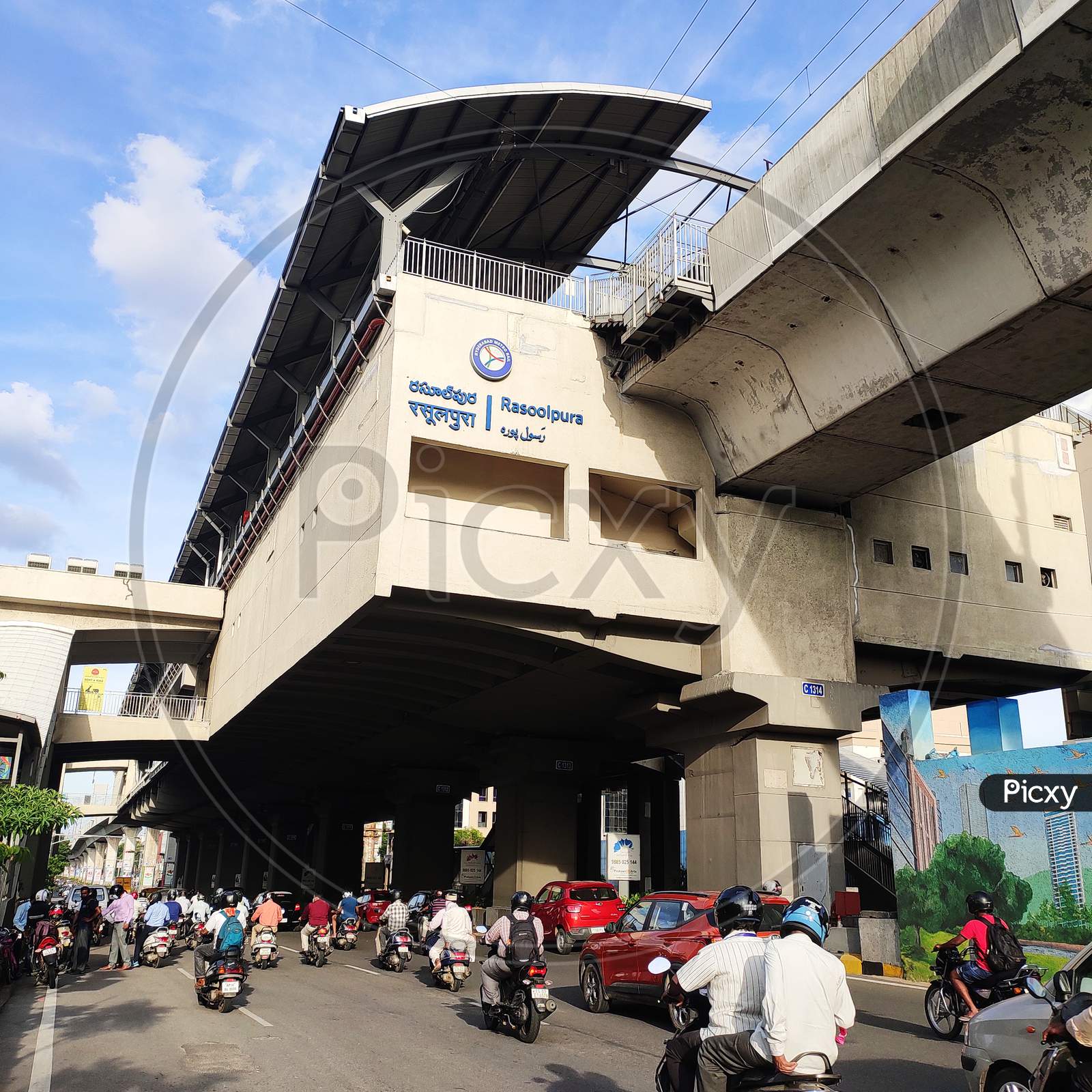 Rasoolpura metro station, Hyderabad