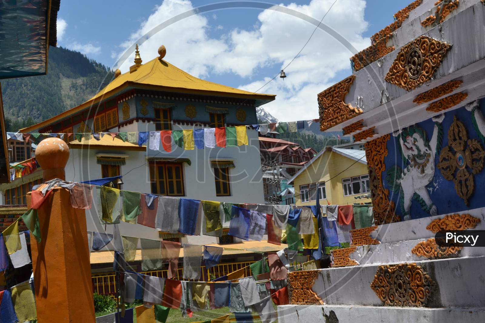 buddha monastery manali ,Himachal   Pradesh, India
