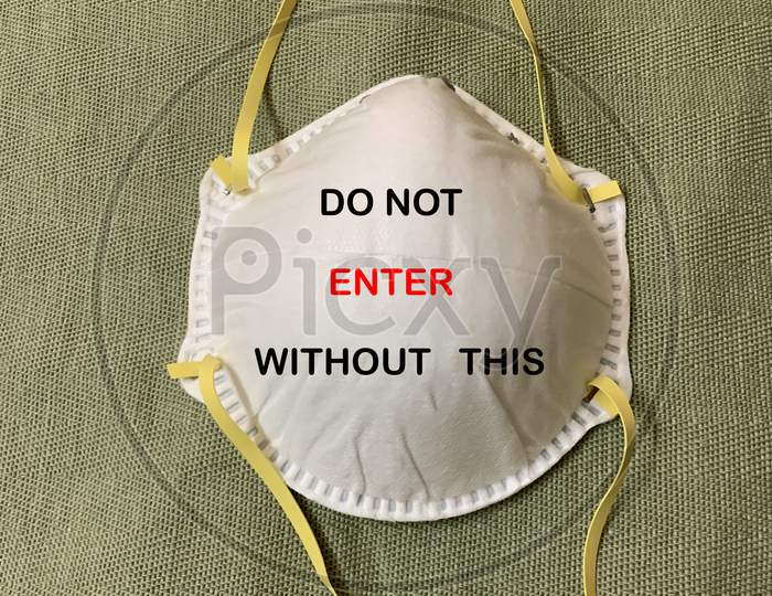 Do not enter without this on